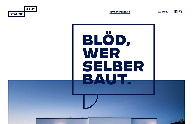 Staune Hause - Design und Bildsprache